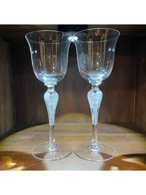 FABERGE PAVLOVA Ballerina Clear Wine Glass Set
